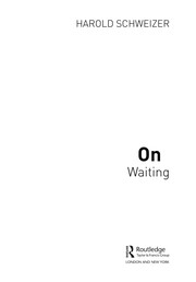 Cover of: On waiting