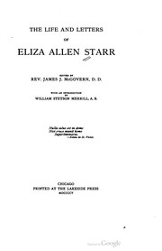 Cover of: The Life And Letters Of Eliza Allen Starr by 