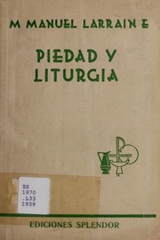 Cover of: Piedad y liturgia