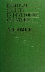 Cover of: Political society in developing countries