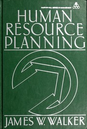 Cover of: Human resource planning by Walker, James W.