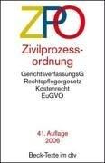 Cover of: Zivilprozessordung: mit Einführungsgesetz, Gerichtsverfassungsgesetz (Auszug) [u.a.] : Textausg.