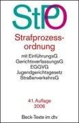 Cover of: Strafprozessordnung by Germany