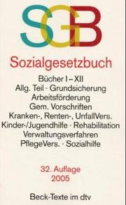 Cover of: Sozialgesetzbuch by Germany