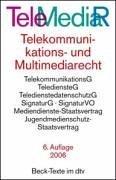 Cover of: Telemediarecht. Telekommunikations- und Multimediarecht. Sonderausgabe.