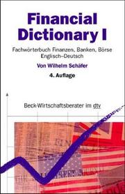 Cover of: Financial Dictionary (Beck-Wirtschaftsberater)