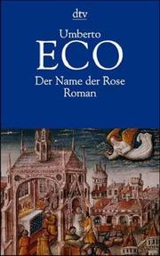 Cover of: Name Der Rose by Umberto Eco