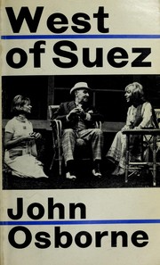 Cover of: West of Suez by John Osborne