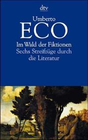 Cover of: Im Wald der Fiktionen. Sechs Streifzüge durch die Literatur.