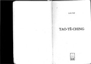 Cover of: Tao-te -ching