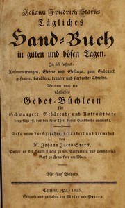 Cover of: Tägliches Hand-Buch, in guten und bösen Tagen