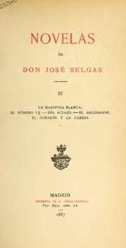 Cover of: Novelas by José Selgas