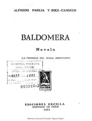 Cover of: Baldomera: novela (la tragedia del cholo americano)