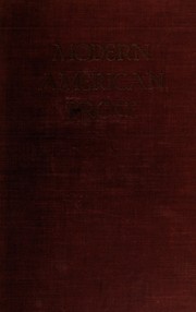 Cover of: Modern American prose by Carl Van Doren