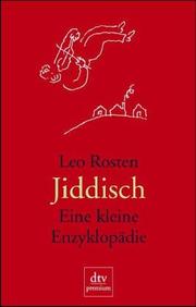 Cover of: Jiddisch. Eine kleine Enzyklopädie.