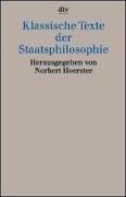 Cover of: Klassische Texte der Staatsphilosophie.