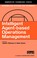 Cover of: INTELLIGENT AGENT-BASED OPERATIONS MANAGEMENT; ED. BY SOPHIE D'AMOURS.