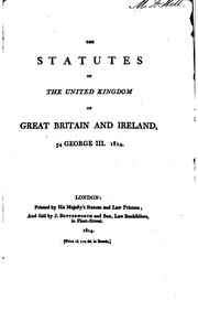 Cover of: Statutes at Large ... by Great Britain