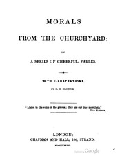 Cover of: Morals from the Churchyard: In A Series Of Cheerful Fables. With Illustrations