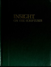 Cover of: Insight on the scriptures by Watch Tower Bible and Tract Society