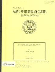 Cover of: A computer subroutine for stress analysis of rotating -- II