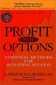 Cover of: Profit with options: essential methods for investing success