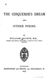 Cover of: The conqueror's dream, and other poems. by William Sharpe