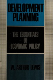 Cover of: Development planning by W. Arthur Lewis