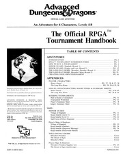 Cover of: Official RPGA Tournament Handbook (Advanced Dungeons and Dragons module C6)