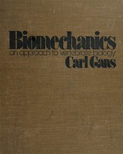 Cover of: Biomechanics by Carl Gans