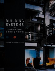 Cover of: Building systems for interior designers