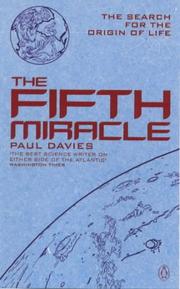 Cover of: The Fifth Miracle by Paul Davies