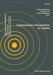 Cover of: Contemporary perspectives on justice
