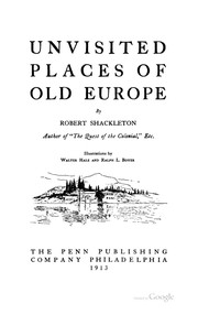 Cover of: Unvisited places of old Europe