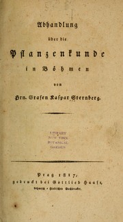 Cover of: Abhandlung über die Pflanzenkunde in Böhmen