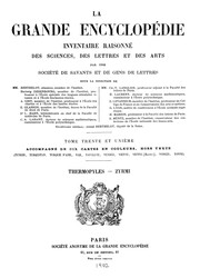 Cover of: La Grande encyclopédie: inventaire raisonné des sciences, des lettres et des arts