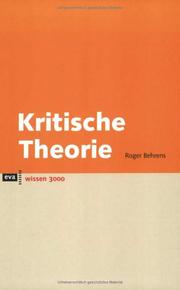 Cover of: Kritische Theorie.