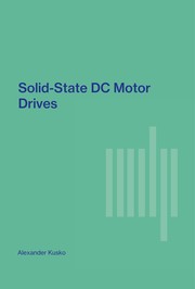 Cover of: Solid-state DC motor drives.