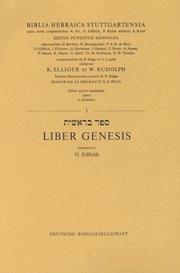 Cover of: Hebrew Book of Genesis-FL