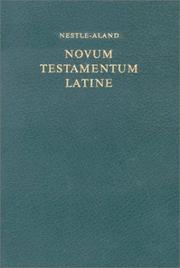 Cover of: Novum Testamentum Latine - Latin Vulgate New Testament by 