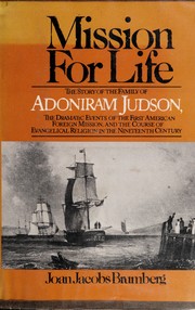 Cover of: Mission for life by Joan Jacobs Brumberg