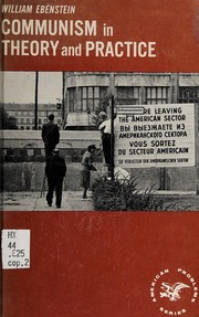 Cover of: Communism in theory and practice
