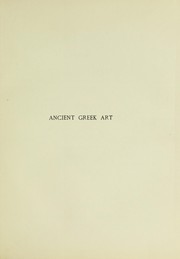 Cover of: Exhibition of Ancient Greek Art.