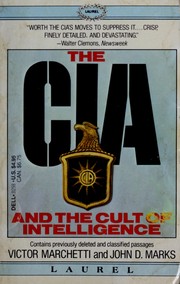 Cover of: The CIA and the Cult of Intelligence