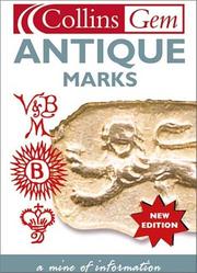 Cover of: Antique Marks (Collins Gems)