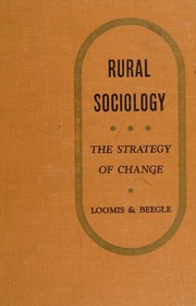 Rural sociology by Charles Price Loomis