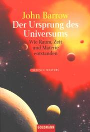 Cover of: Der Ursprung des Universums. Wie Raum, Zeit und Materie entstanden.