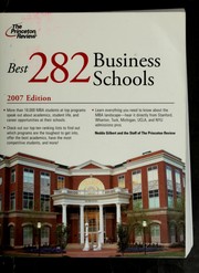 Cover of: Best 282 business schools