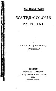Cover of: Water-colour Painting