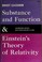 Cover of: Substance and function and Einstein's theory of relativity